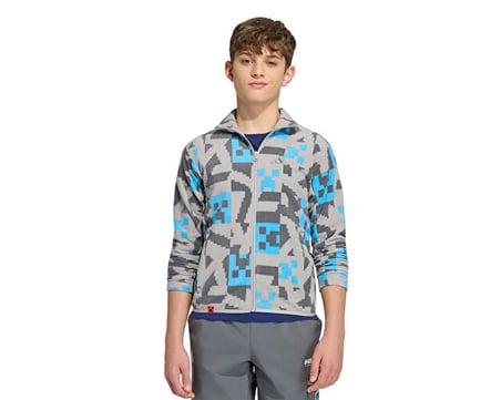 Adidas K MINECRAFT TERREX FZ FLE Çocuk Günlük Ceket KD8747 Gri