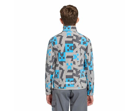 Adidas K MINECRAFT TERREX FZ FLE Çocuk Günlük Ceket KD8747 Gri