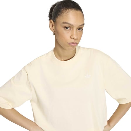 KR3594-K adidas Ess Crop Tee Kadın T-Shirt Sarı