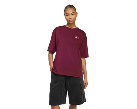 Adidas FLORAL TEE Kadın Günlük Tişört KX1880 Kırmızı