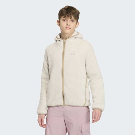 adidas KG7690 K XPL FZ HO FLE Çocuk Full-zip Hooded Fleece Ceket