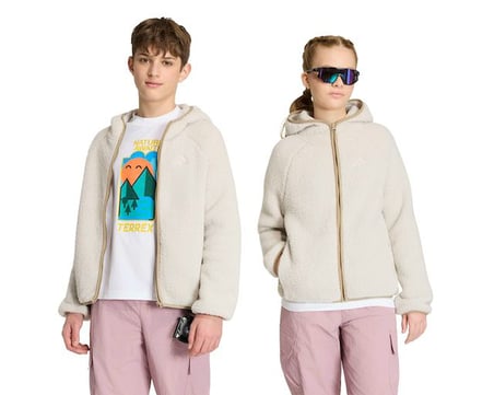 Adidas K TERREX XPL FZ HO FLE Çocuk Günlük Polar Ceket KG7690 Bej