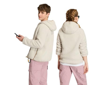 Adidas K TERREX XPL FZ HO FLE Çocuk Günlük Polar Ceket KG7690 Bej