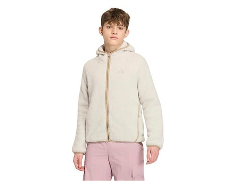 Adidas K TERREX XPL FZ HO FLE Çocuk Günlük Polar Ceket KG7690 Bej