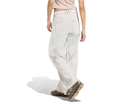 Adidas HIGH RISE WIDE LEG DENIM PANT Kadın Günlük Pantolon KQ6470 Gri