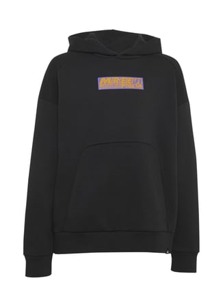Adidas Siyah Erkek Çocuk Desenli Sweatshirt KR9687 MER LON HOOD Y