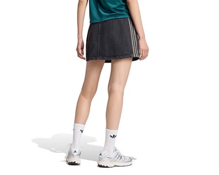 Adidas MID RISE DENIM SKIRT Kadın Günlük Etek KQ6485 Siyah