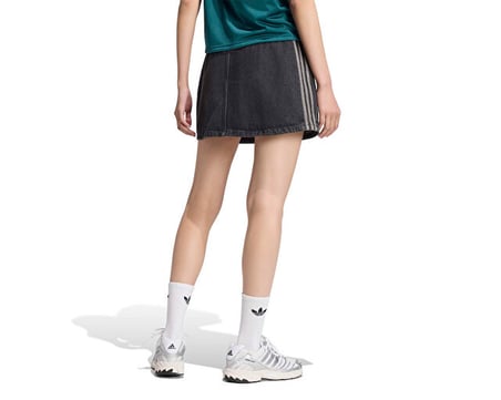 Adidas MID RISE DENIM SKIRT Kadın Günlük Etek KQ6485 Siyah