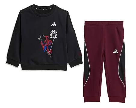 Adidas I MARVEL SPIDER-MAN JOG Bebek Günlük Eşofman Takımı KG6116 Siyah