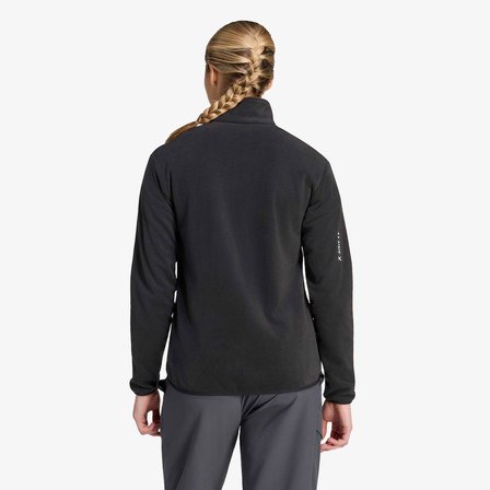 adidas Terrex Multi Essentials Full Zip Fleece Kadın Siyah Polar