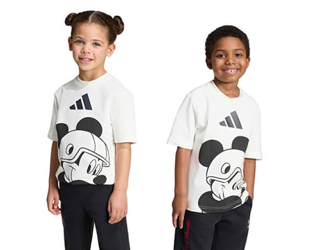 Adidas LK DISNEY MICKEY MOUSE TEE Çocuk Günlük Tişört KS3956 Beyaz