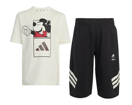Adidas LK DISNEY MICKEY MOUSE T SET Çocuk Günlük Eşofman Takımı KG6128 Beyaz