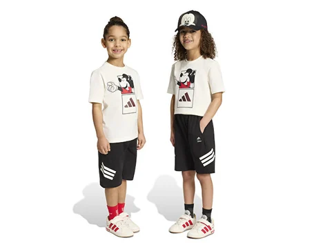 Adidas LK DISNEY MICKEY MOUSE T SET Çocuk Günlük Eşofman Takımı KG6128 Beyaz