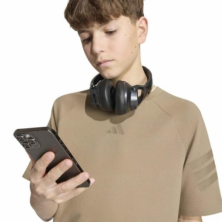 KR4064-C adidas J Fı 3S  Tee Çocuk T-Shirt Bej