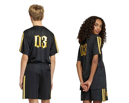 Adidas J FORTNITE MIDAS JSY Çocuk Futbol Forması KG0864 Siyah