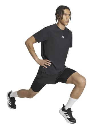 Adidas KQ8649 adi365 HYBO T M Siyah Bisiklet Yaka Düz Erkek T-Shirt
