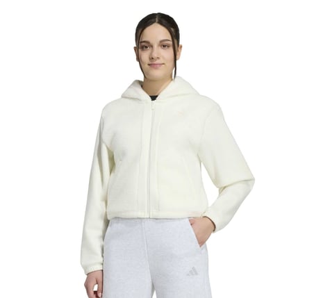 KQ6161-C adidas Jg Fı 3S Fz Hd Çocuk Mont Beyaz