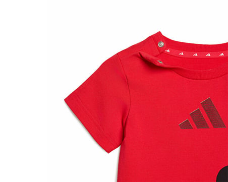 Adidas I DISNEY MICKEY MOUSE TEE Bebek Günlük Tişört KG6111 Kırmızı