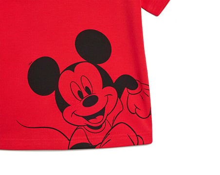 Adidas I DISNEY MICKEY MOUSE TEE Bebek Günlük Tişört KG6111 Kırmızı