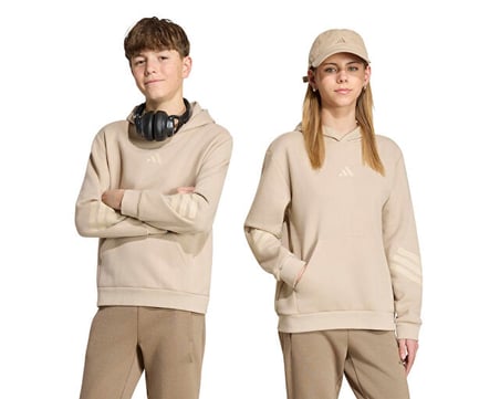 Adidas J FI 3S HD Çocuk Günlük Sweatshirt KR6493 Haki