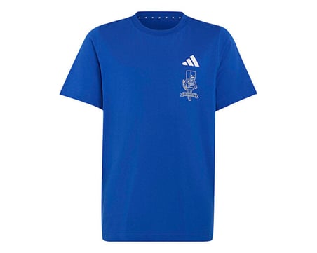 Adidas J MINECRAFT TEE Çocuk Günlük Tişört KH3201 Mavi
