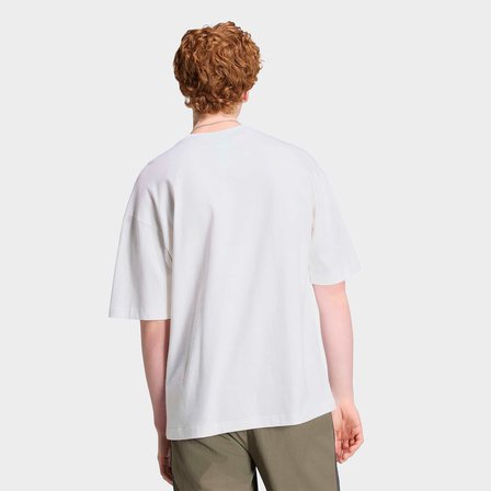 Adidas Camo Tongue Erkek Beyaz T-Shirt