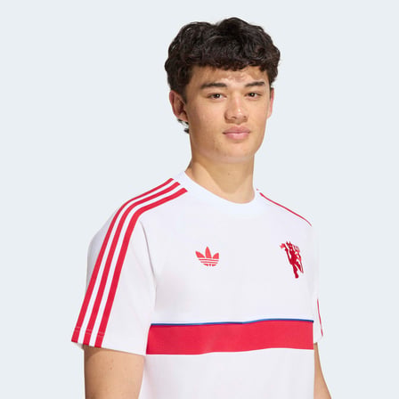 adidas Manchester United Originals Erkek Beyaz T-Shirt