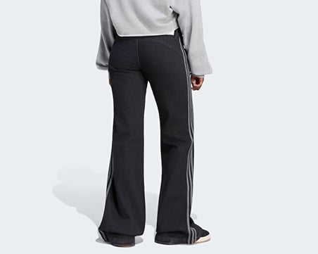 Adidas SST LOW RISE FLARED LEG DENIM PANT Kadın Günlük Pantolon KS9214 Siyah