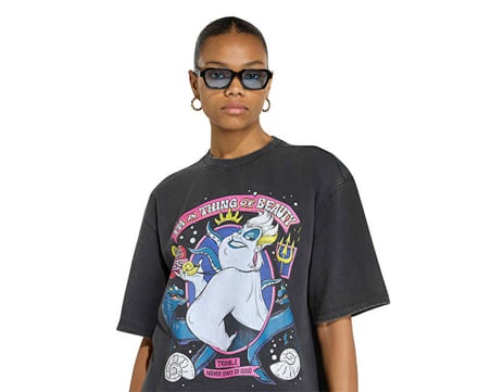 Adidas DISNEY VILLAINS TEE Kadın Günlük Tişört KS4184 Siyah