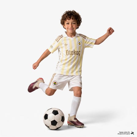 adidas fenerbahçe 2026/2027 deplasman takım çocuk sarı forması