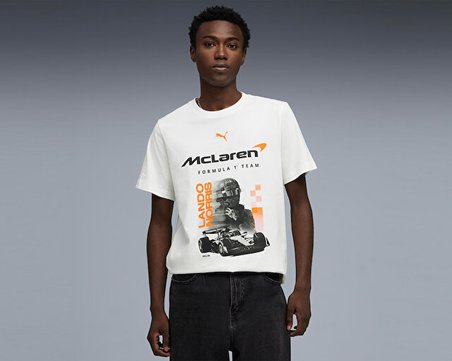 Puma Mclaren Racıng Drıver Tee Norrıs Erkek Günlük Tişört 63745102 Beyaz