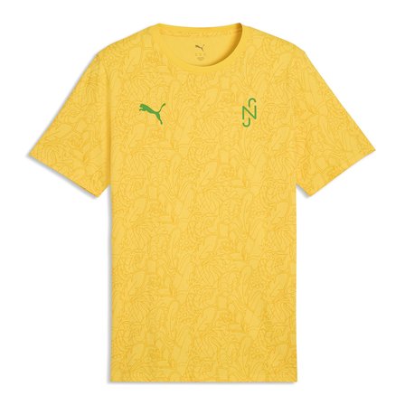 Neymar Jr Passion Aop Erkek Sarı Futbol T-Shirt 52895702