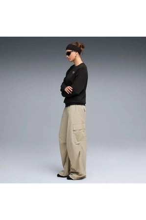 ESS ELEVATED Comfort Crew TR Siyah Kadın T-Shirt