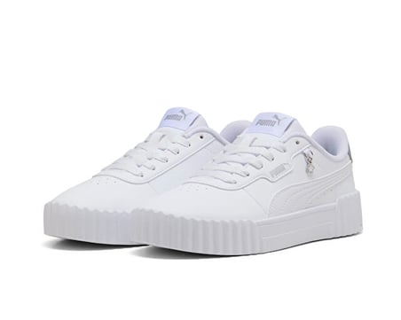 Puma CARINA 3.0 CHARM JR (GS) Genç Günlük Ayakkabı 40773301 Beyaz