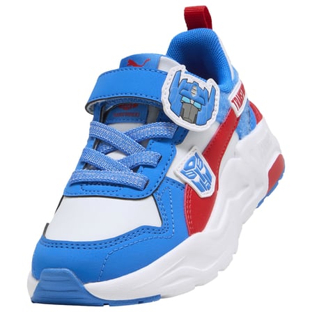 409105-01 Puma Trinity 2Lt Transformers Ac Ps Çocuk Spor Ayakkabı Beyaz