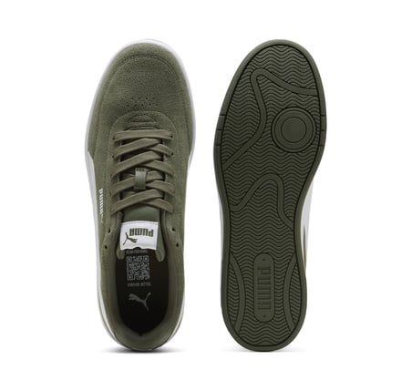 402680-08 Puma Court Classic Clean Sd Erkek Spor Ayakkabı Yeşil