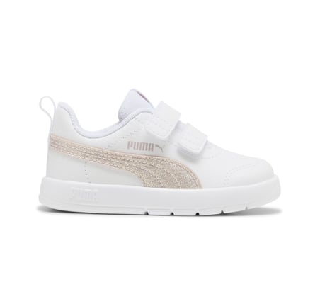 408382-01 Puma Courtflex V3 Glitz V Inf Bebek Spor Ayakkabı Beyaz