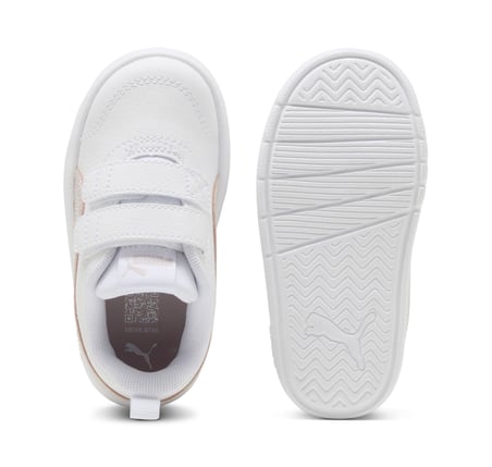 408382-01 Puma Courtflex V3 Glitz V Inf Bebek Spor Ayakkabı Beyaz