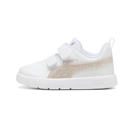 408382-01 Puma Courtflex V3 Glitz V Inf Bebek Spor Ayakkabı Beyaz