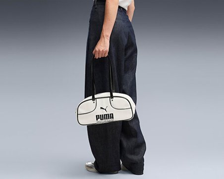 Puma PUMA 1976 FLUTE GRIP BAG Omuz Çantası 09286402 Beyaz