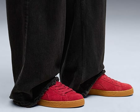 Puma SUEDE FOREVER Unisex Günlük Ayakkabı 40462701 Kırmızı