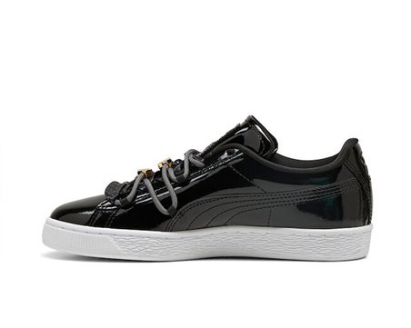 Puma SUEDE BLOOM PATENT WNS Kadın Günlük Ayakkabı 40900102 Siyah