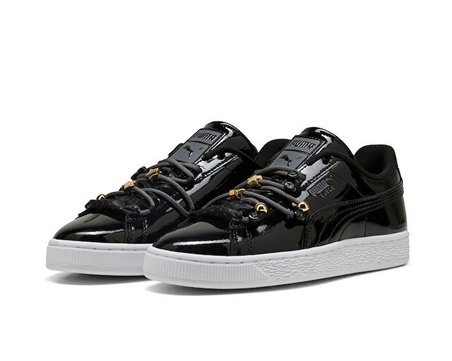 Puma SUEDE BLOOM PATENT WNS Kadın Günlük Ayakkabı 40900102 Siyah