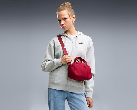 Puma UP MINI GRIP BAG Omuz Çantası-En: 22,5 Cm, Boy: 13,5 Cm, Derinlik: 10 Cm 09217903 Kırmızı