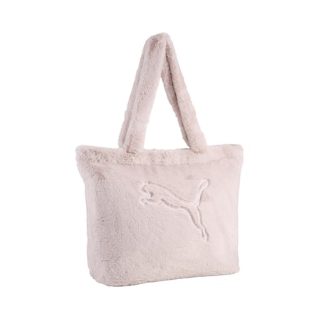 092765-02 Puma Up Faux Fur Shopper Çanta Pembe