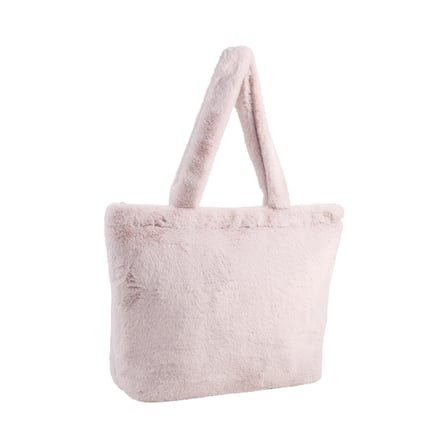 092765-02 Puma Up Faux Fur Shopper Çanta Pembe