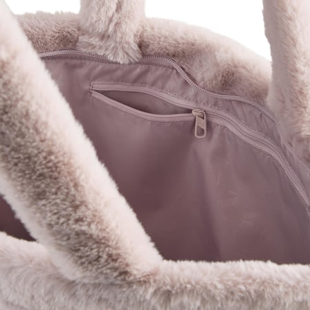 092765-02 Puma Up Faux Fur Shopper Çanta Pembe