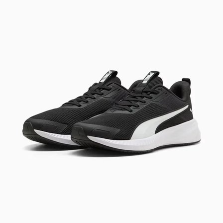 Puma Flyer Lite 4 313499-01 Siyah-Beyaz Erkek Günlük Sneaker