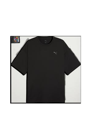 M CLOUDSPUN OVERSIZED TEE Siyah Erkek T-Shirt