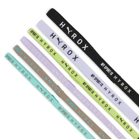 x Hyrox 6'lı Unisex Çok Renkli Antrenman Saç Bandı 02635404